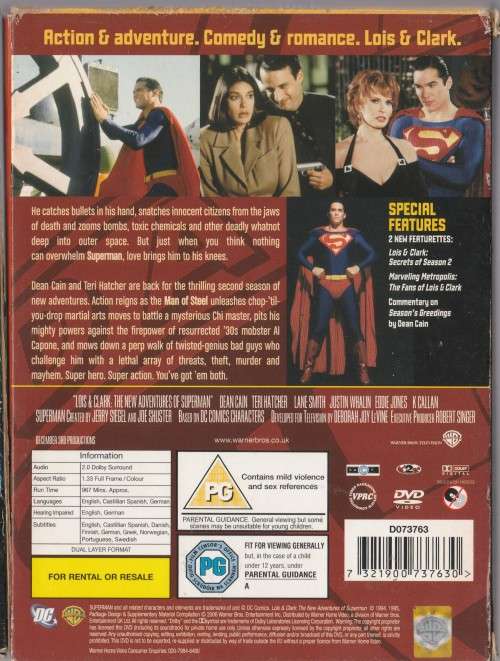 Lois & Clark : The new adventures of Superman ( second season)