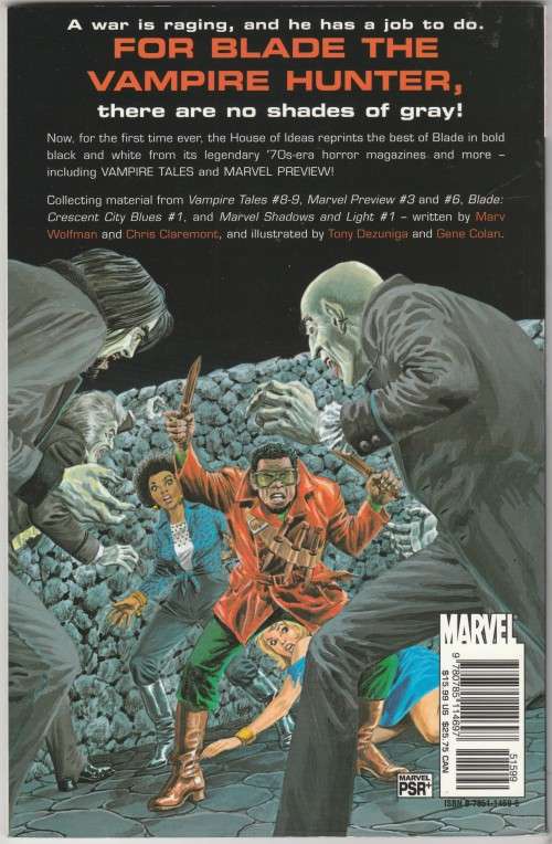 Blade the vampire-slayer - Black & white