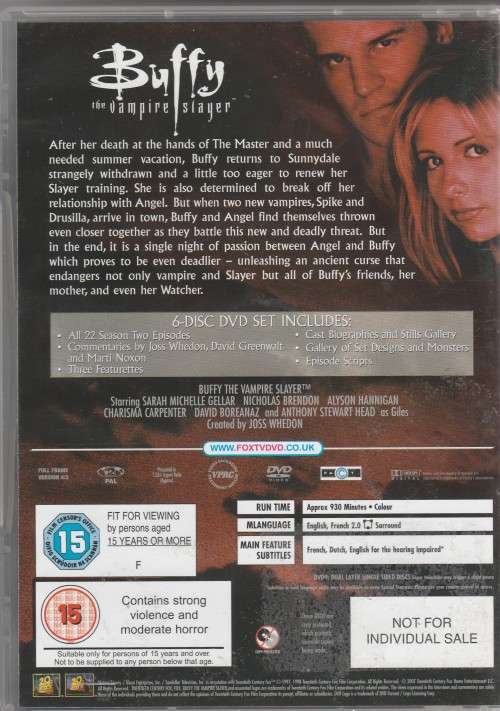 Buffy the Vampire slayer - The complete second season