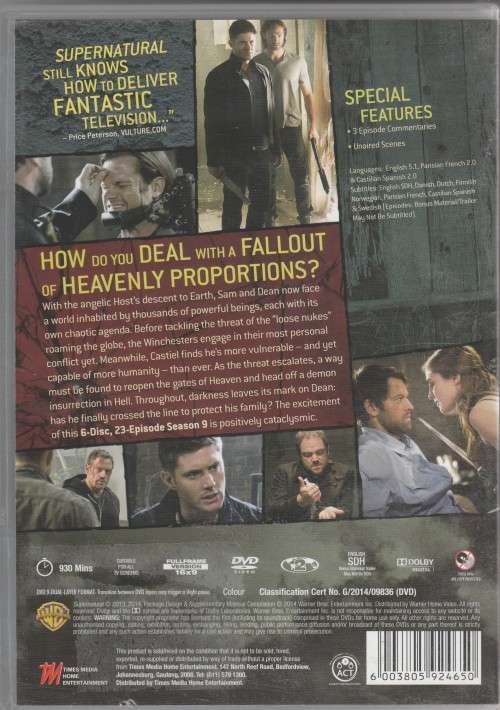 Supernatural - The complete ninth season