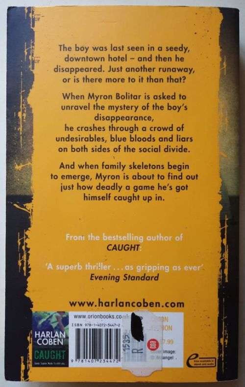 Back spin Harlan Coben