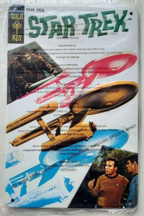 Star Trek tin sign