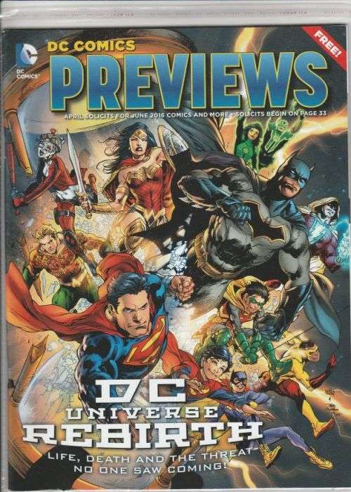 DC comics previews #20 (2016)