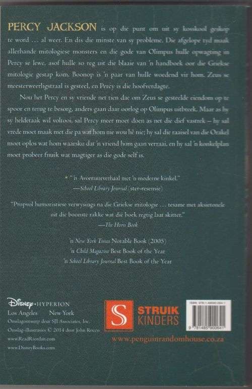 Percy Jackson en die Olimpiers - Rick Riordan