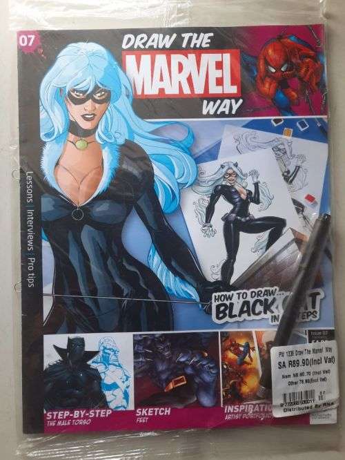 Draw the Marvel way #7 Black Cat