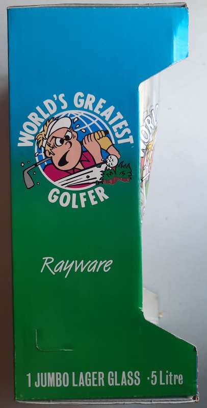World`s Best golfer glass