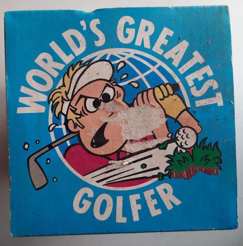 World`s Best golfer glass