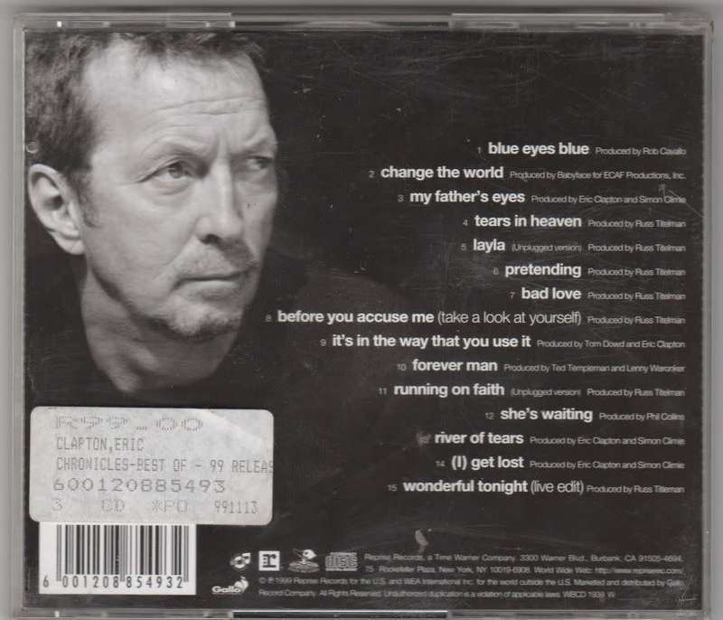 Clapton Chronicles: The best of Eric Clapton