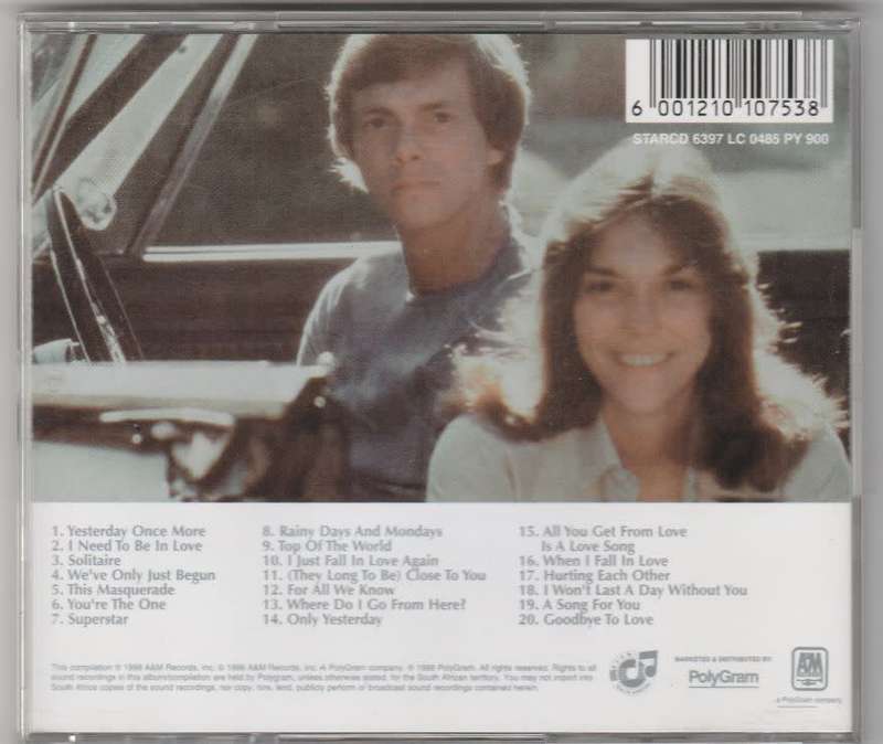 The Carpenters - Love songs