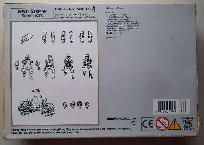WW2 German Bicyclists #8119 (2005)