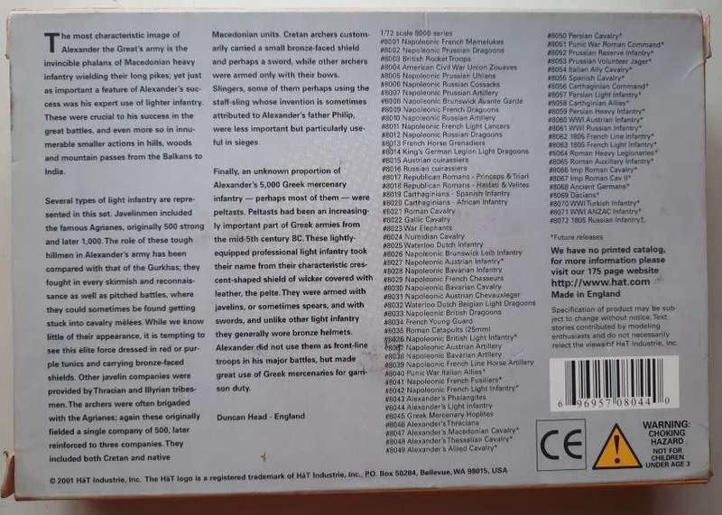 Alexander`s Light Infantry #8044 (2001)