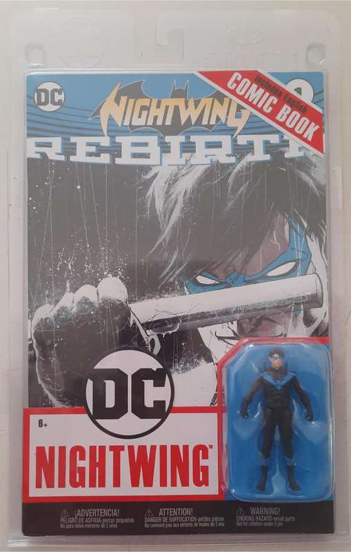 Nightwing w/DC Rebirth Comic (DC Page Punchers) 3` Figure