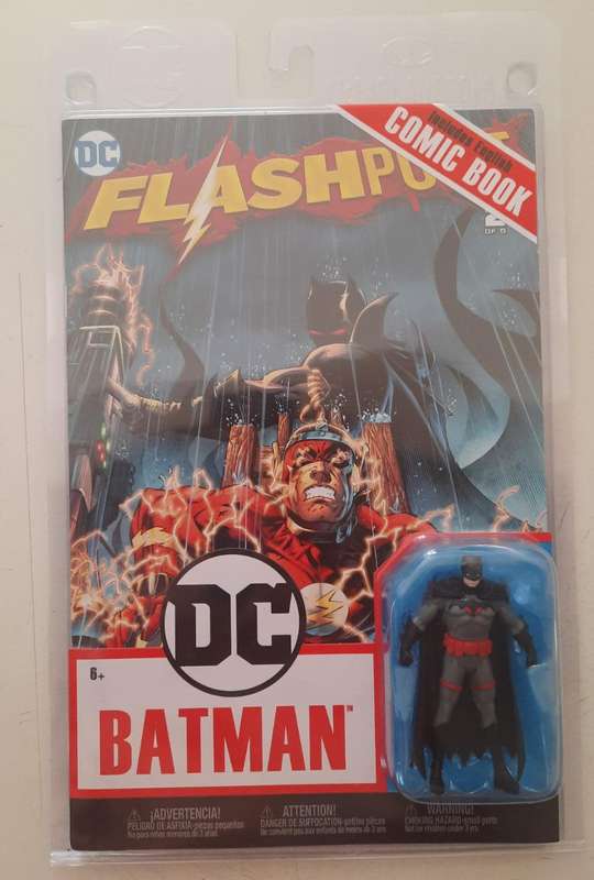 Batman w/Flashpoint Comic (DC Page Punchers) 3` Figure