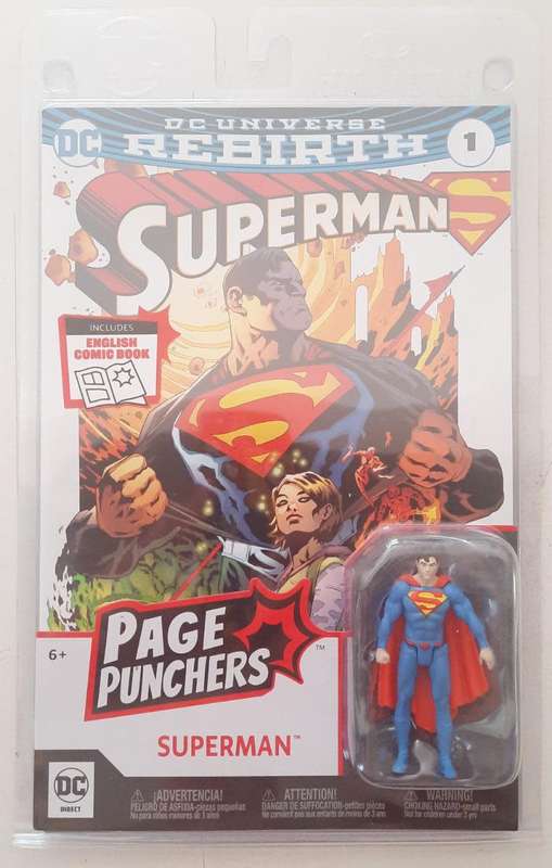 Superman w/Comic (DC Page Punchers) 3` Figure