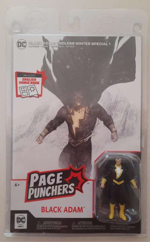 Black Adam w/ endless winter special #1 Comic (DC Page Punchers) 3` Figure