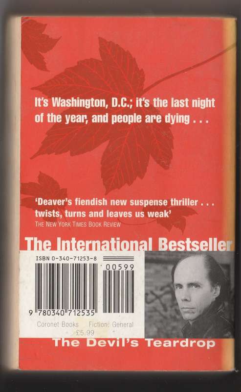 The devil`s Teardrop - Jeffery Deaver