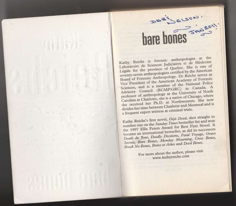 Bare Bones -  Kathy Reichs