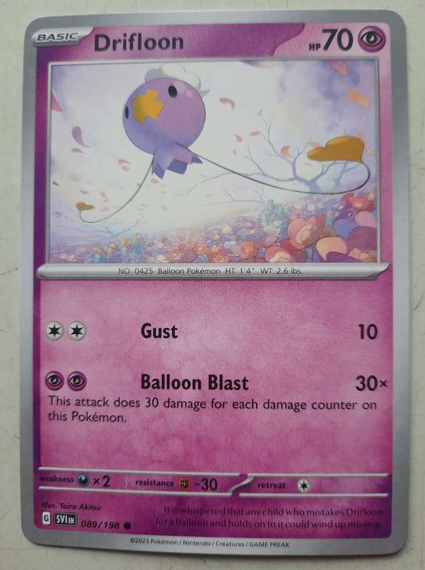 Pokemon: Scarlet & Violet - Drifloon