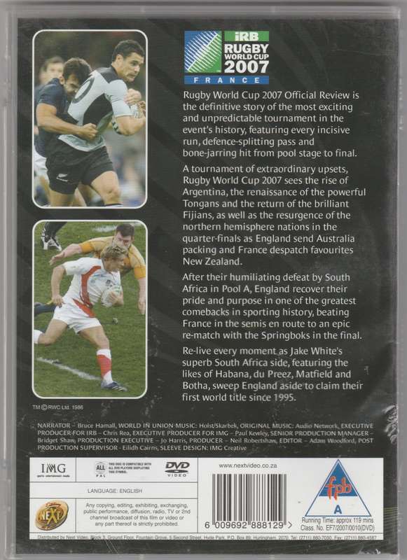 Rugby World Cup 2007 review