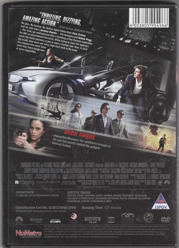 Mission: Impossible Ghost Protocal