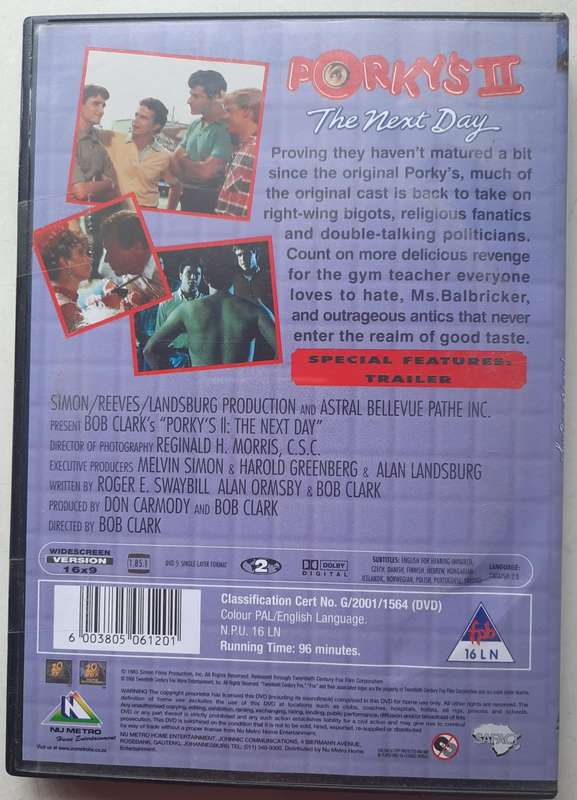 Porky`s 2: The next day