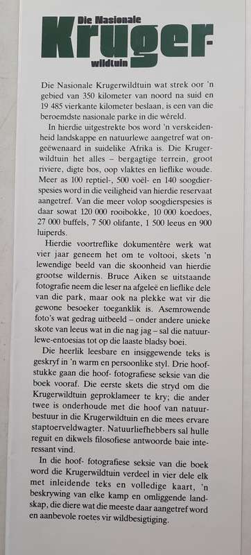 Die nasionale Krugerwildtuin