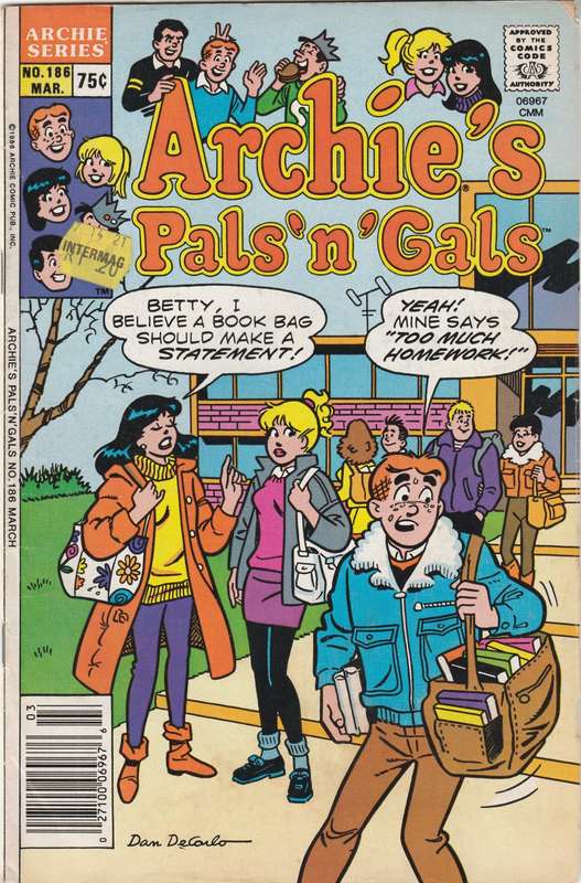 Archie`s Pals `n` Gals #186 (1987)