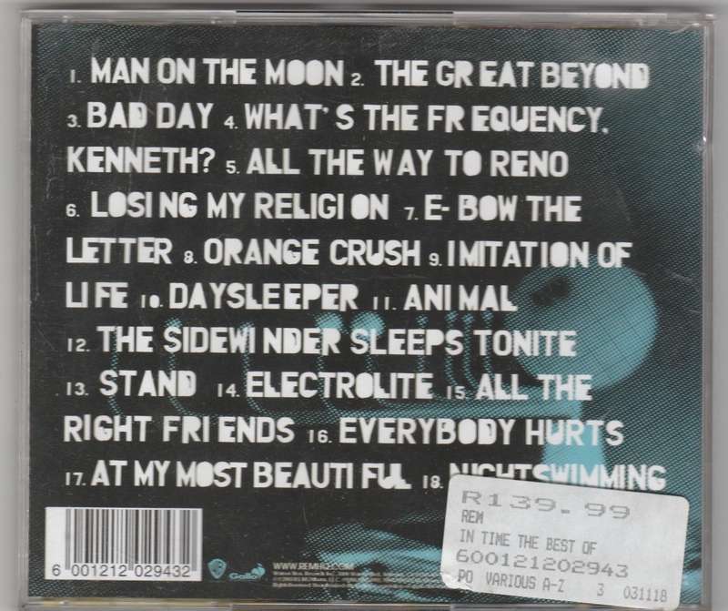 The best of R.E.M - In time 1988- 2003