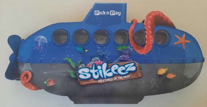 Pick n Pay Stikeez creatures of the deep