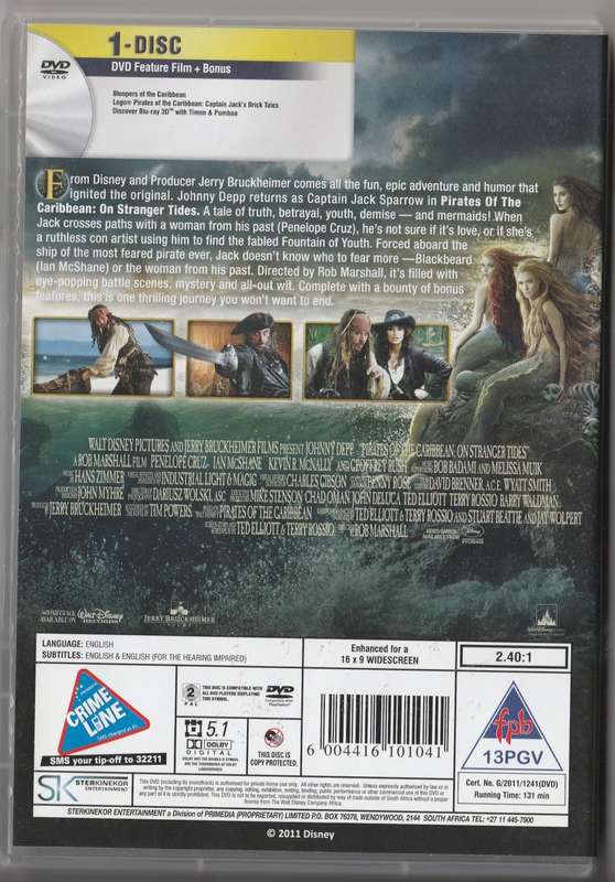 Pirates of the Caribbean: On stranger tides