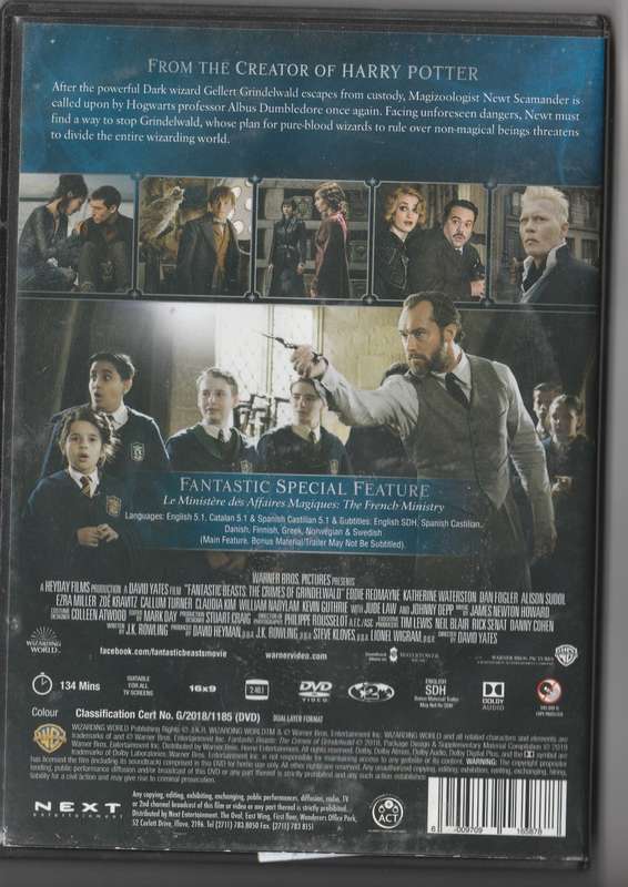 Fantastic Beasts: The crimes of Grindelwald