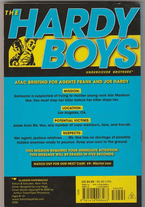 Hardy Boys #8 top ten ways to die