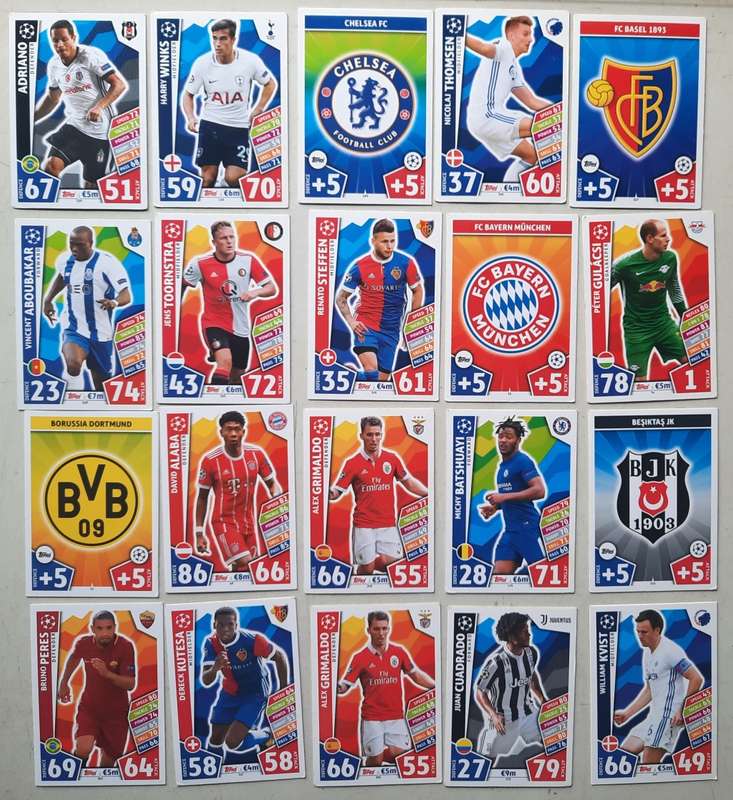 Topps Match Attax 186 soccer cards