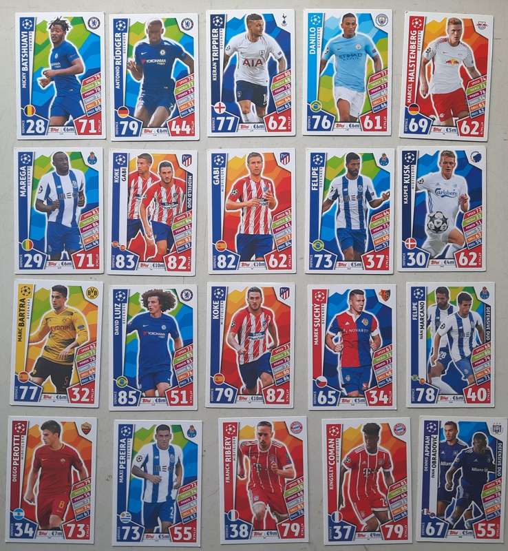 Topps Match Attax 186 soccer cards