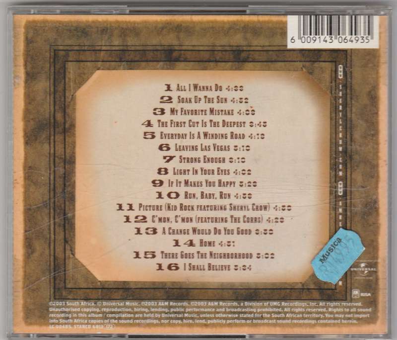 The very best of Sheryl Crow
