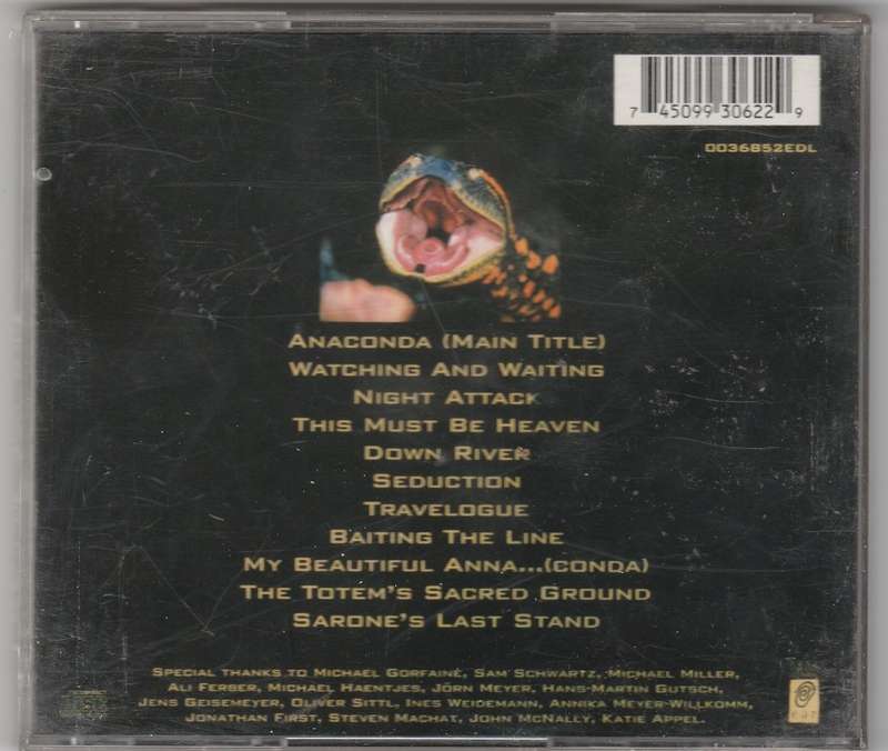 Anaconda soundtrack