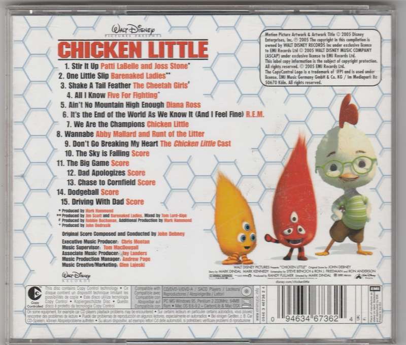 Chicken Little soundtrack