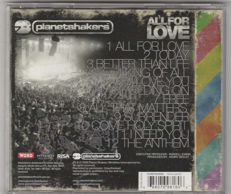 Planetshakers - All for Love