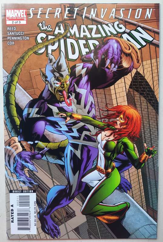 Secret invasion Amazing Spider-man #2 (2008)