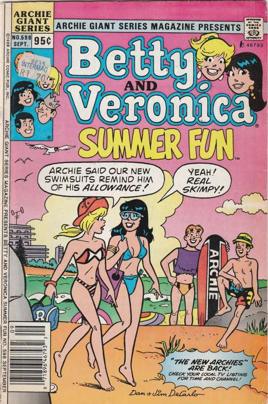 Betty and Veronica summer fun #598 (1989)