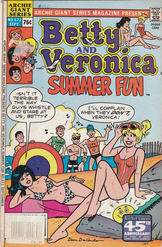 Betty and Veronica summer fun #572 (1987)