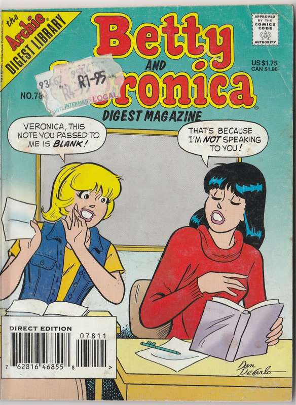 Betty and Veronica digest #78 (1995)