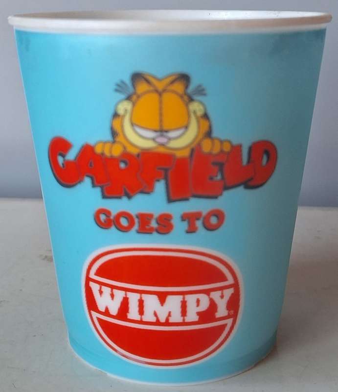Wimpy Garfield kids cup (4 cups)