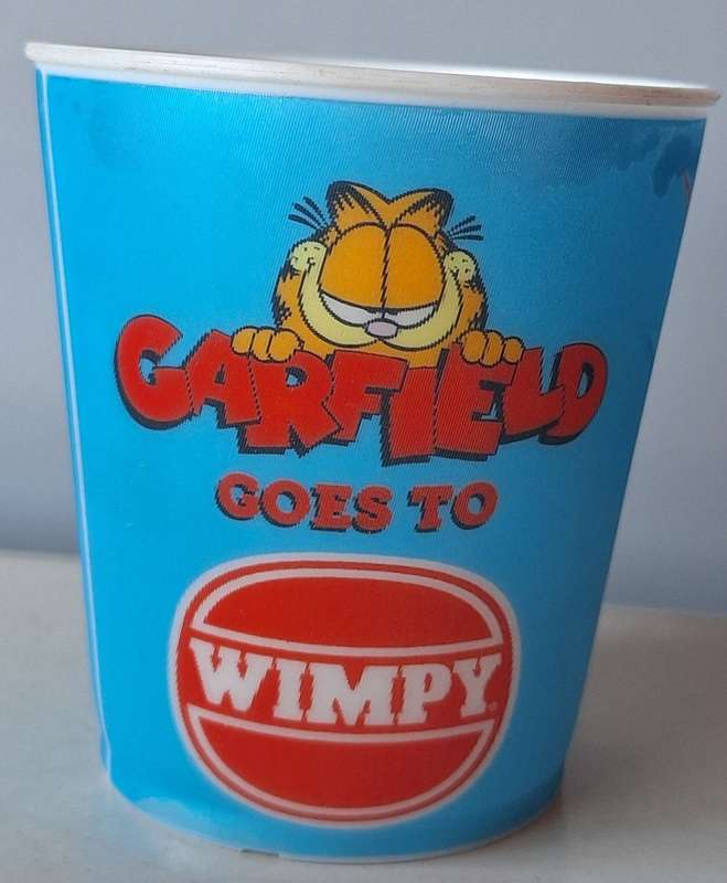 Wimpy Garfield kids cup (4 cups)