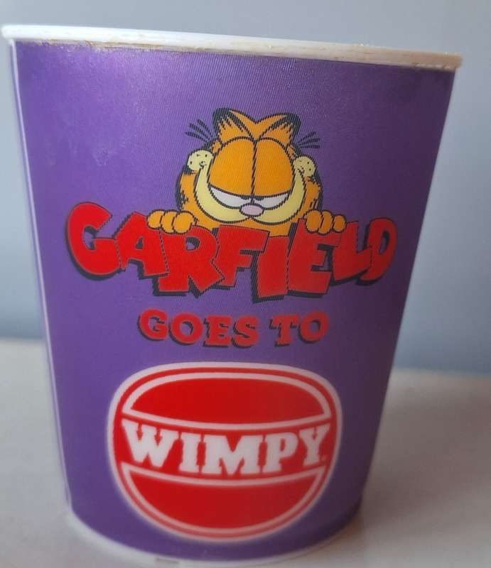 Wimpy Garfield kids cup (4 cups)