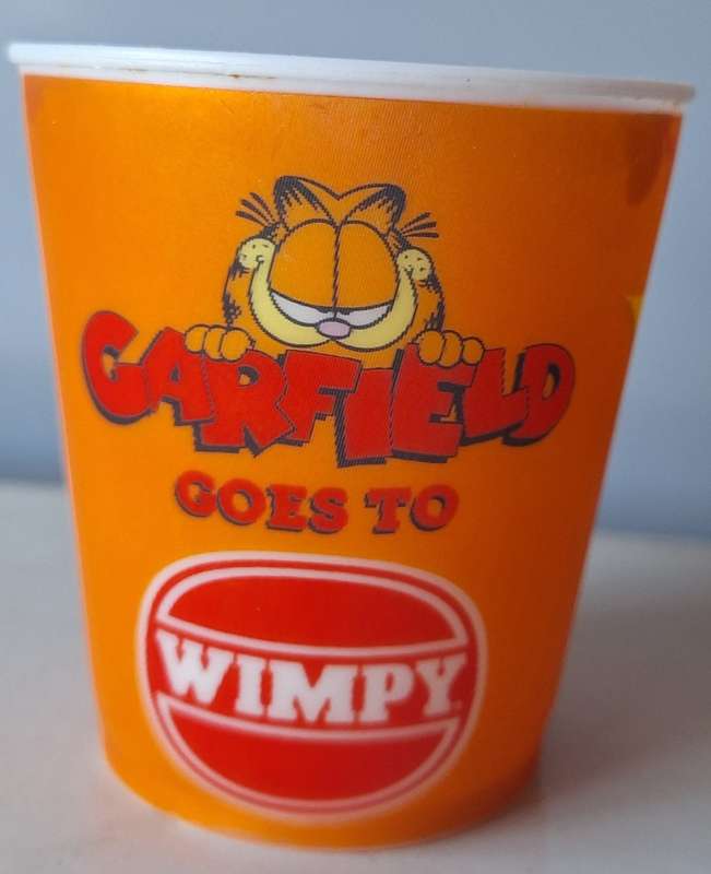 Wimpy Garfield kids cup (4 cups)