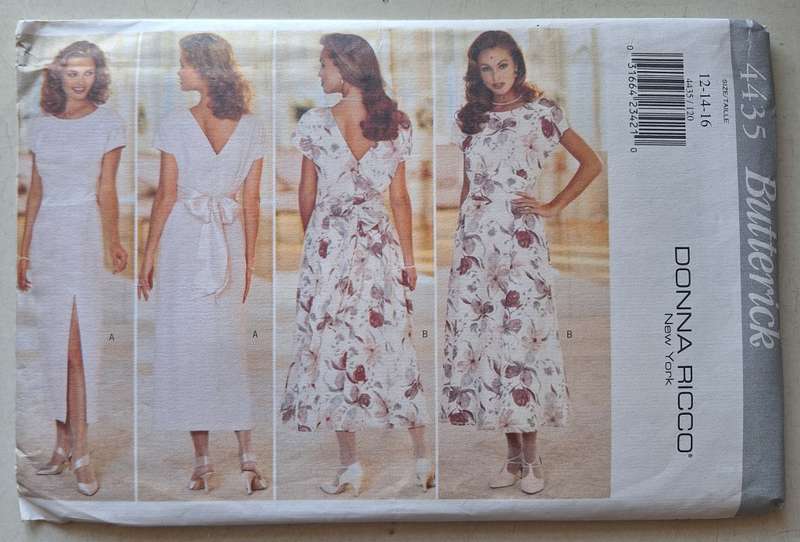 Butterick pattern #4435 Donna Ricco