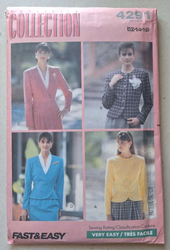 Butterick pattern #4291
