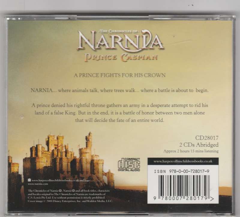C.S. Lewis - Chronicles of Narnia: Prince Caspian (Audio Book)