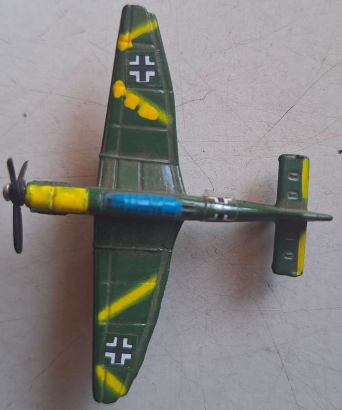 Tootsie Diecast German Stuka (6cm wide, 4.5 length)